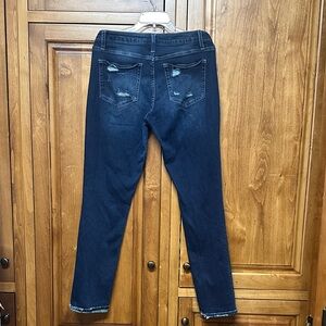 Dark Blue daytrip Distressed Women Jeans